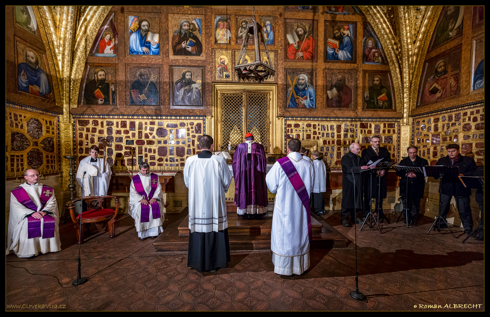 Zádušní mše za Karla IV., Karlštejn